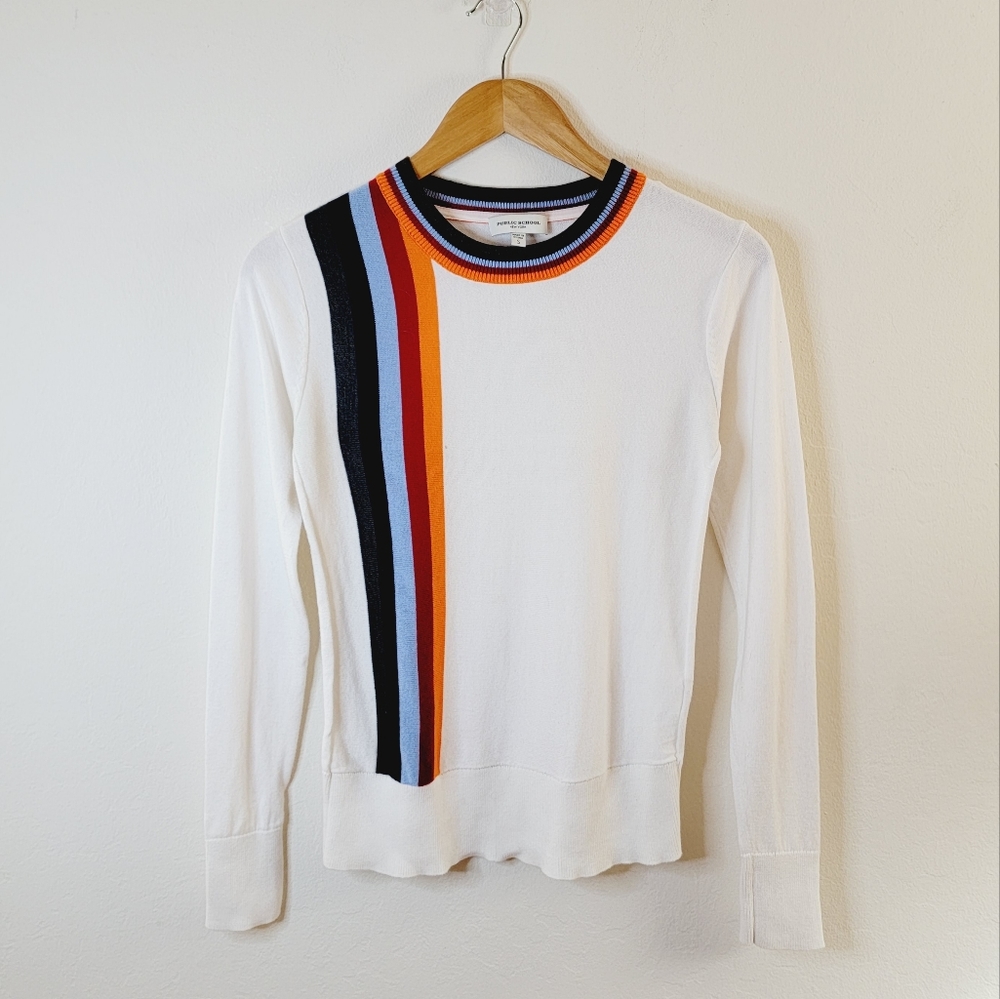 Public School Nellie Sweater Cream Women's Size Small